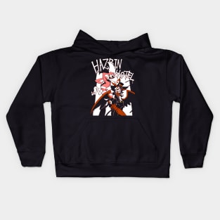 Angel Dust and Husk Loser Hazbin Hotel Kids Hoodie